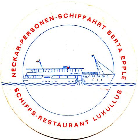 stuttgart s-bw neckar schifffahrt 1ab (rund215-lukullus-blaurot)